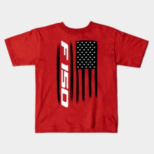 American Truck Flag Kids T-Shirt